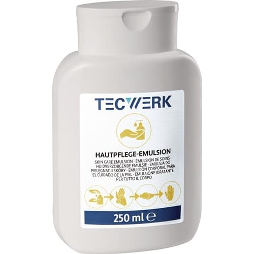 TECWERK Hautpflege-Emulsion 250ml silikonfrei,leicht parfümiert 24 TECWERK