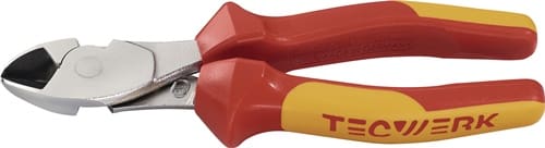 TECWERK Kraftseitenschneider L.160mm verchr.VDE Mehrkomp.-Hüllen TECWERK