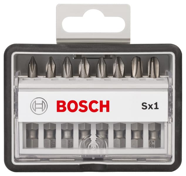 BOSCH Schrauberbit-Set Robust Line Sx Extra-Hart, 8-teilig, 49mm, PH