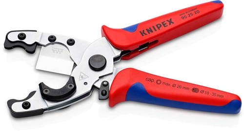 KNIPEX Rohrschneider f.Rohre D.12-25/18-35mm L.210mm Chrom-Vanadin-Elektrostahl KNIPEX