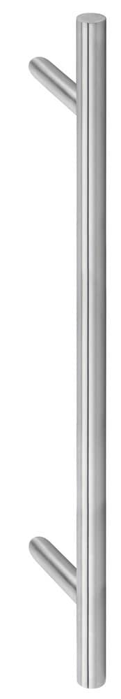 HERMAT Stoßgriff 8010, Edelstahl, Stütze schräg
