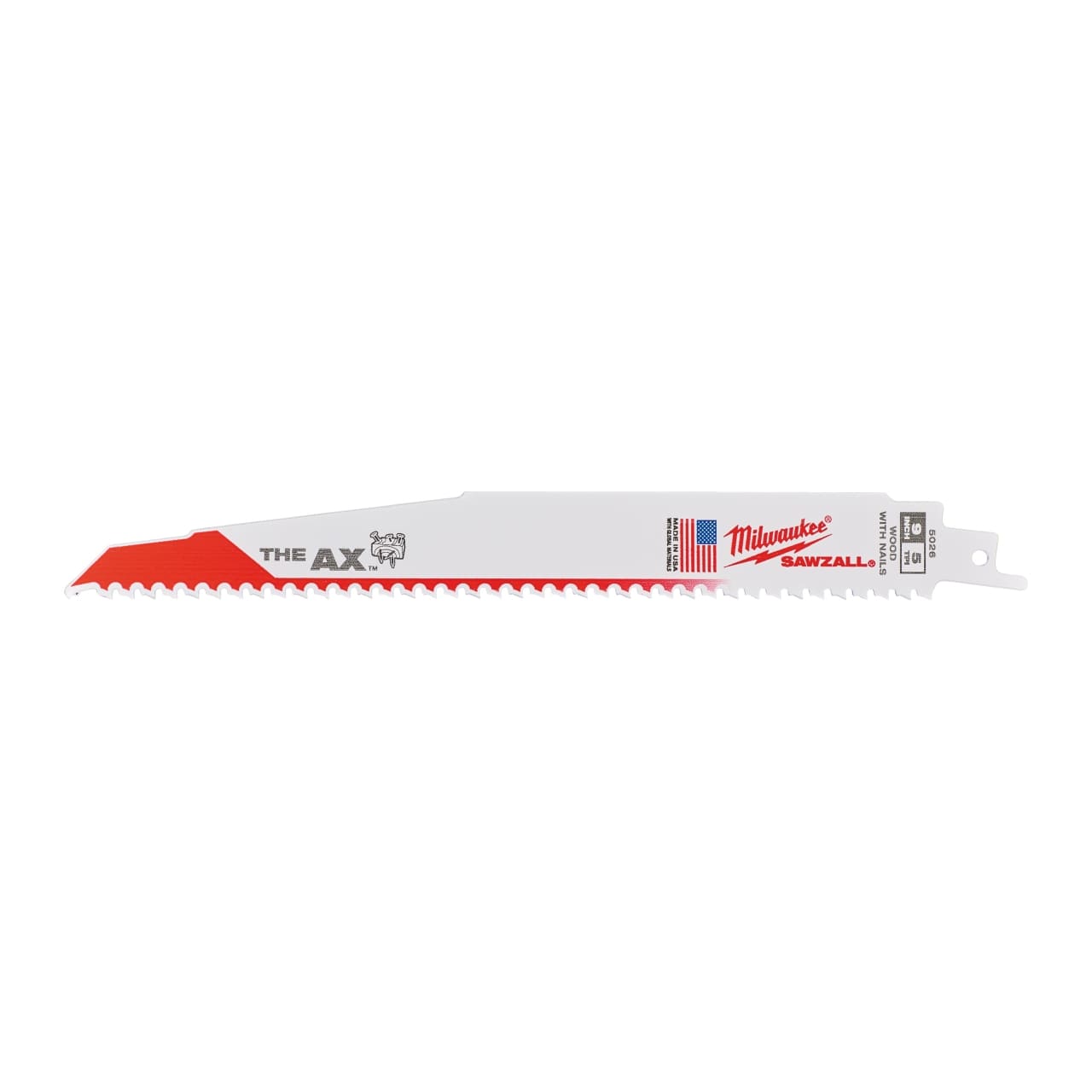 MILWAUKEE 230 x 5 mm (5 TPI) Säbelsägeblatt Demontage THE AX