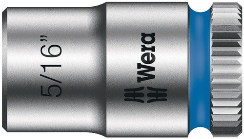 WERA Steckschlüsseleinsatz 8790 HMA Außen-6-kant SW5/16Zoll L.23mm Vierkant1/4Zoll CV