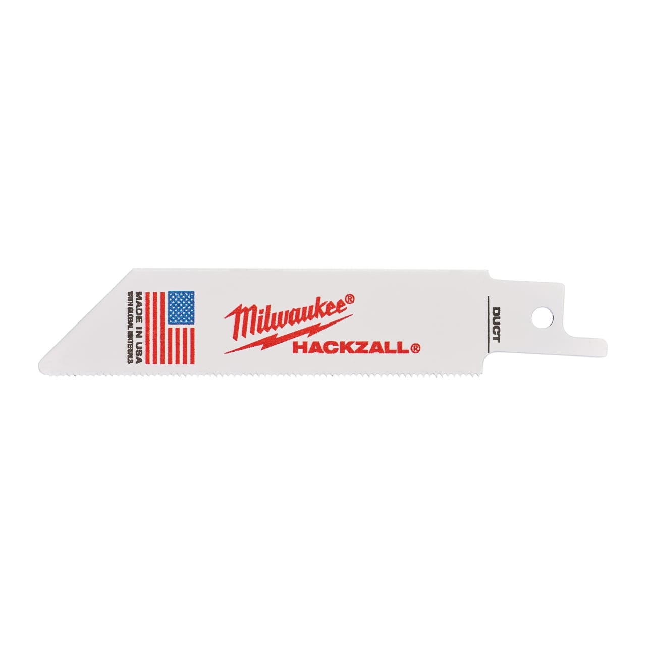 MILWAUKEE 100 x 1 mm für C12 HZ Säbelsägeblatt HACKZALL Metall