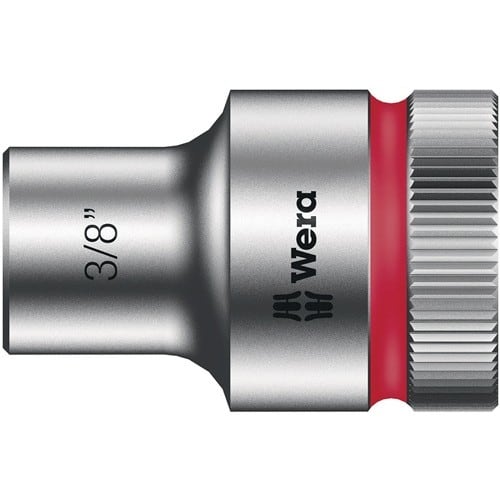 WERA Steckschlüsseleinsatz 8790 HMC Außen-6-kant 1/2Zoll a6-KT.SW 3/8 Zoll L37mm WERA