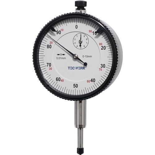 TECWERK Messuhr DIN 878 10mm Abl.0,01mm TECWERK