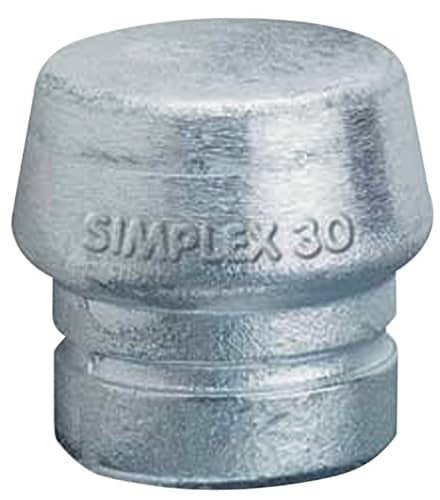 Schonhammerkopf SIMPLEX Weichmetall silber hart HALDER