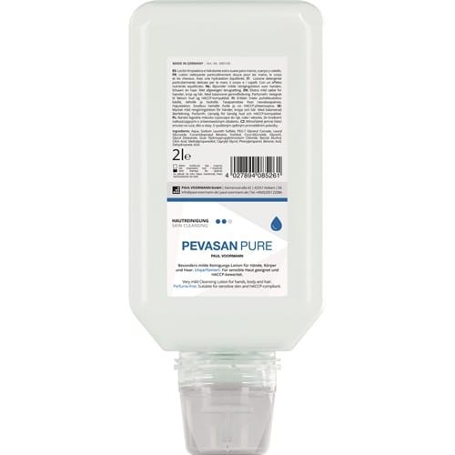 PAUL VOORMANN Handreinigung Pevasan PURE 2l ph-hautneutral Softflasche PAUL VOORMANN