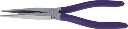 TECWERK Flachrundzange L.200mm pol.ger.Ku.-Überzug TECWERK