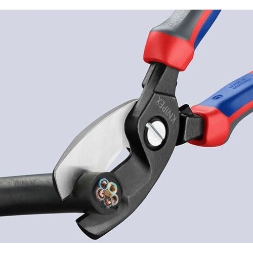 KNIPEX Kabelschere L.200mm Comfort-Griff KNIPEX