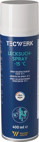 TECWERK Lecksuchspray -15GradC farblos DVGW 400ml Spraydose TECWERK
