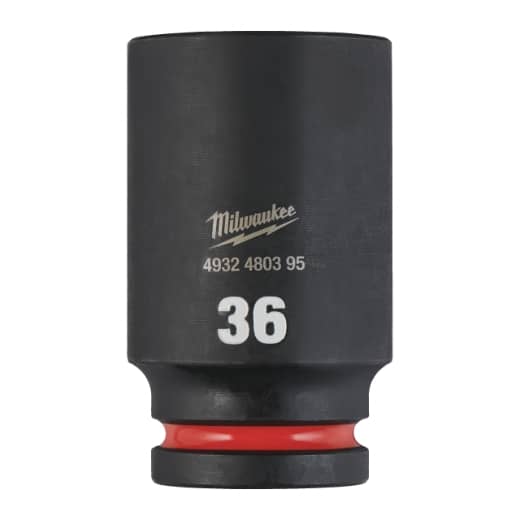 MILWAUKEE 36 x 90 mm SHOCKWAVE Schlagnuss 3/4" lang