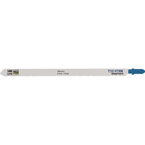TECWERK Stichsägeblatt Gesamt-L.180mm Zahnt.2mm BIM 5 St./Karte TECWERK