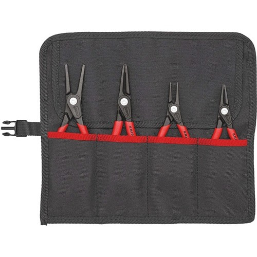 KNIPEX Präzisionssicherungsringzangensatz 4-tlg.in Rolltasche 12-60mm KNIPEX