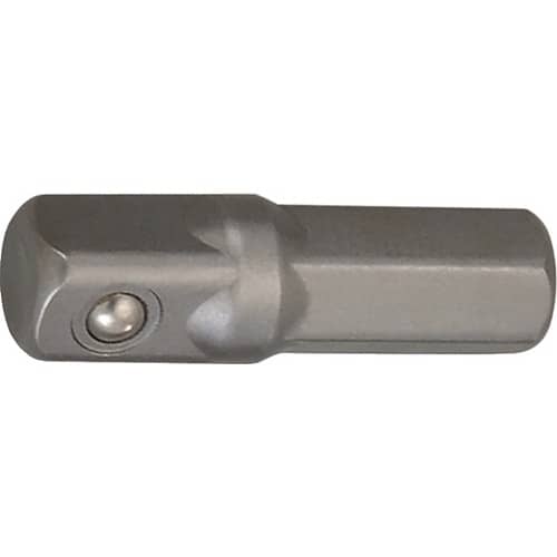 TECWERK Adapter Antriebs-6-KT.1/4 Zoll Abtriebs-4-KT.1/4 Zoll L.25mm TECWERK