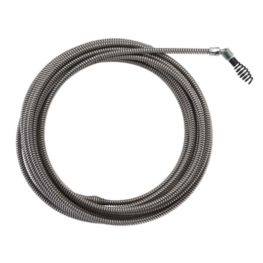 MILWAUKEE 6 mm x 7,6 m mit Gelenk-Keulenkopf Spirale für Akku-Rohrreiniger M12BDC