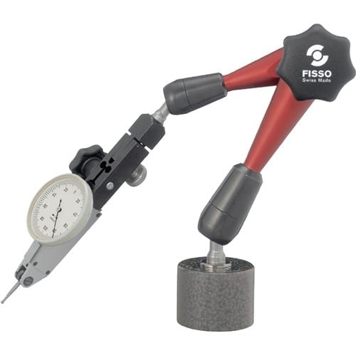 FISSO Magnetmessstativ STRATO-LINE R. 200mm Gesamt-H. 310mm Haftkraft 400 N FISSO