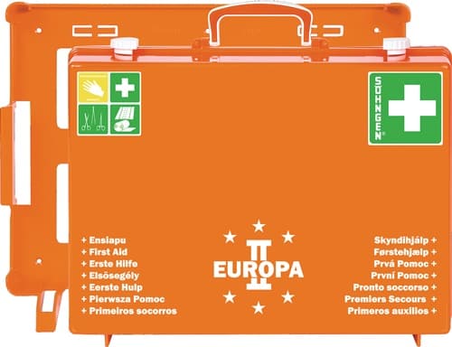 SÖHNGEN Erste Hilfe Koffer EUROPA II B400xH300xT150ca.mm orange SÖHNGEN