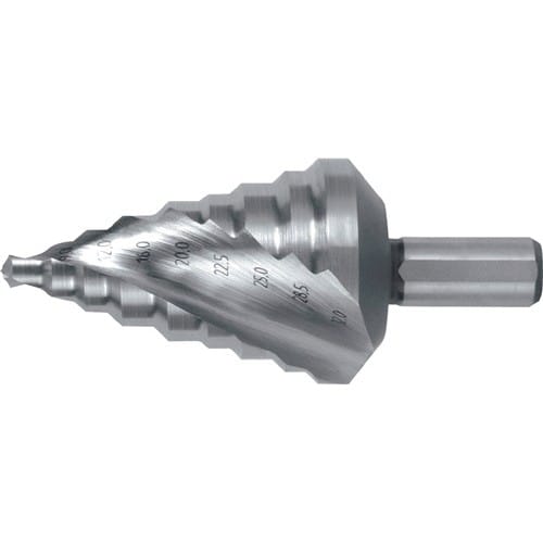 RUKO Stufenbohrer Bohrber.6-32mm HSS Spiralnut Z.2 Stufen 9 RUKO