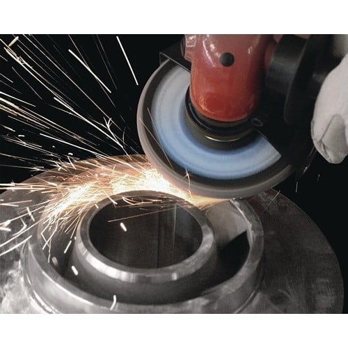 LUKAS Fächerscheibe V2 POWER CER D.125mm K.40 fl.INOX,Stahl,Titan CER LUKAS