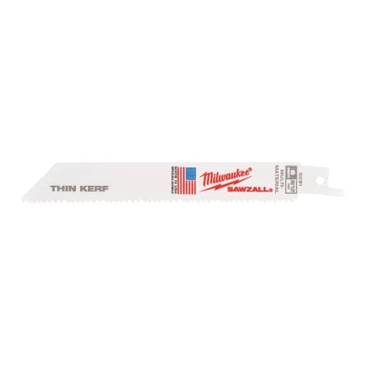 MILWAUKEE 150 x 3,2/2,1 mm (8/12 TPI) Säbelsägeblatt General Purpose, flexibel