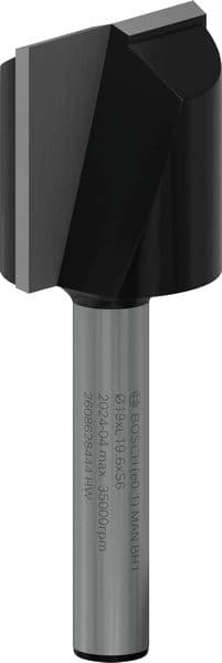 BOSCH Nutfräser Standard for Wood, 6 mm, D1 19 mm, L 19,5 mm, G 51 mm