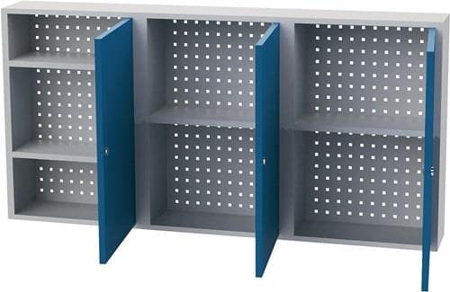 Hängeschrank H750xB1500xT200 mm Vollblechtüren Stahlblech BEDRUNKA+HIRTH