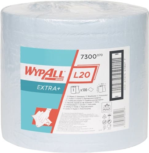 Wischtuch blau 2-lagig 500 Tücher / Rolle KIMBERLY-CLARK