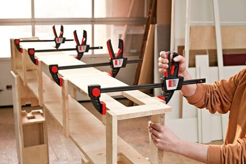 BESSEY Einhandzwinge EZS Spann-W.600mm A.80mm Spreiz-W.170-810mm BESSEY