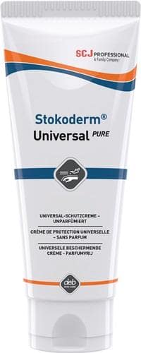 SC JOHNSON PROFESSIONAL Hautschutzcreme Stokoderm Univ.PURE 100ml unparfümiert weiß Tube