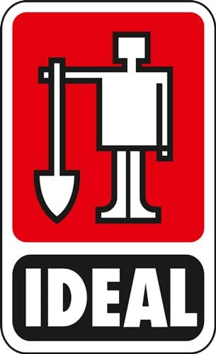 IDEAL Kraftspaten 280x130x125mm slim IDEAL