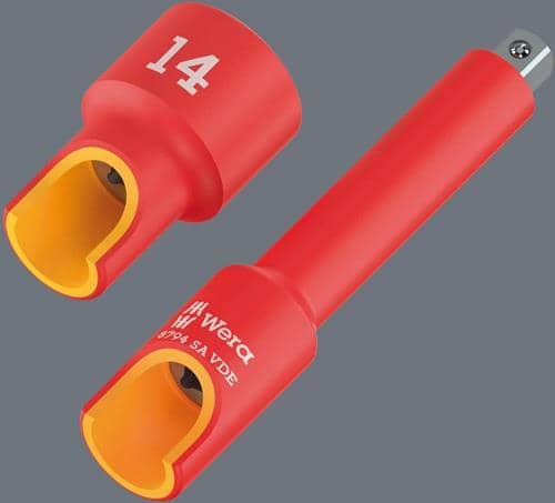 WERA Steckschlüsseleinsatz 8790 A VDE 1/4 Zoll SW 5,5mm L.41mm WERA