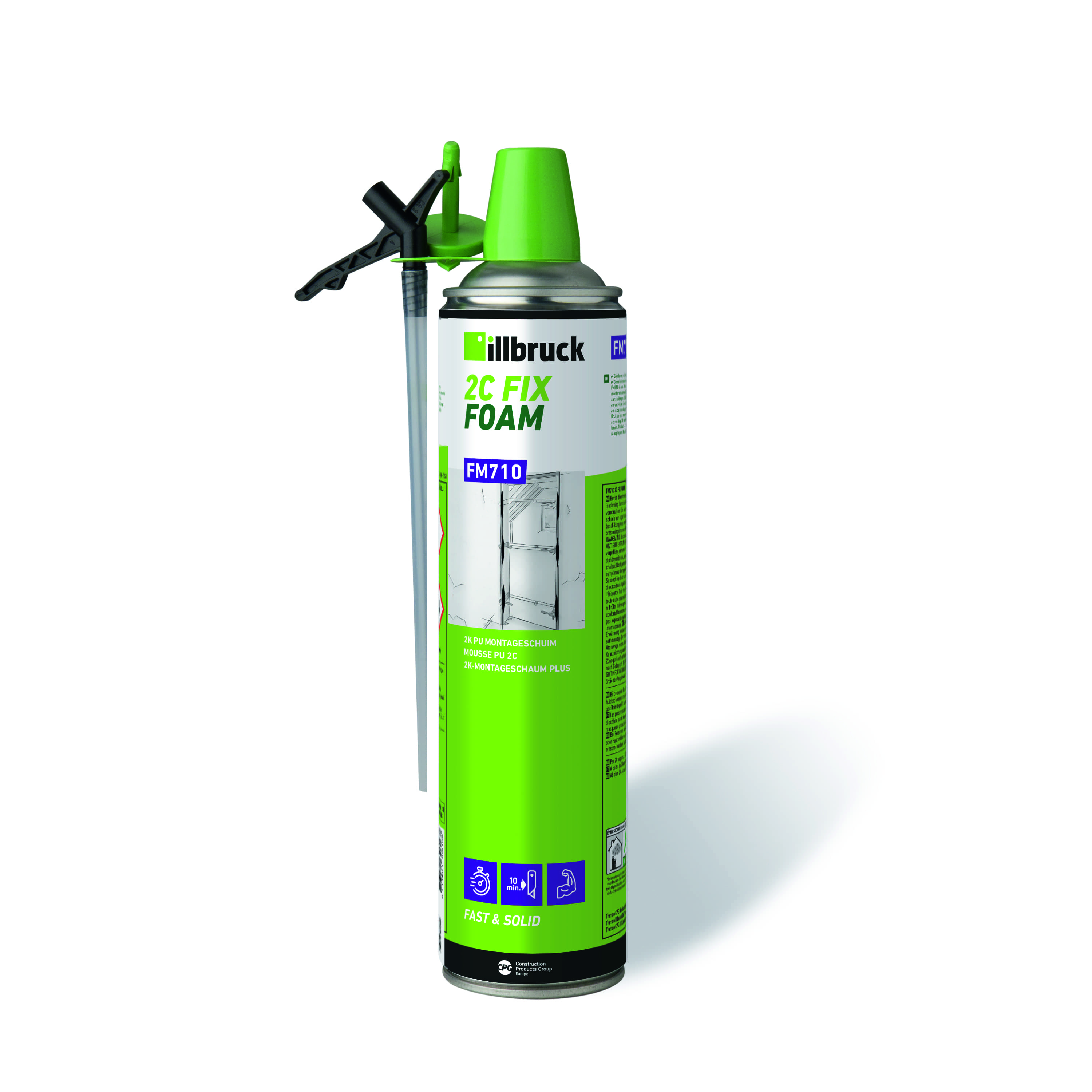 illbruck FM710 2K-Montageschaum PLUS 400ML DE-HR-SI 12CN/52CS PDR