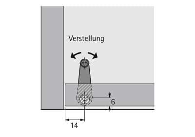 HETTICH Zapfenband, 6731