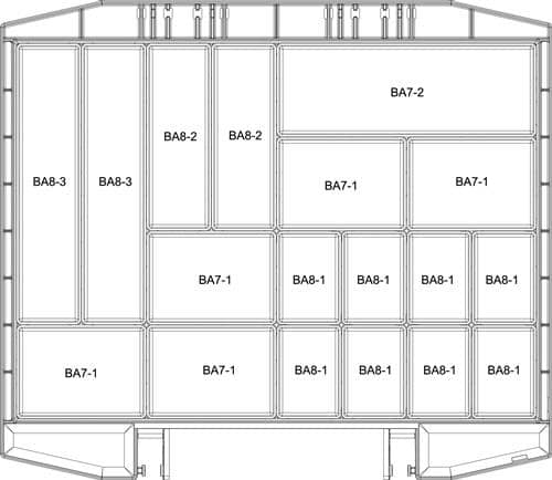 RAACO Sortimentskoffer boxxser B465xT401xH78mm 18 Fächer m.Profilraster RAACO
