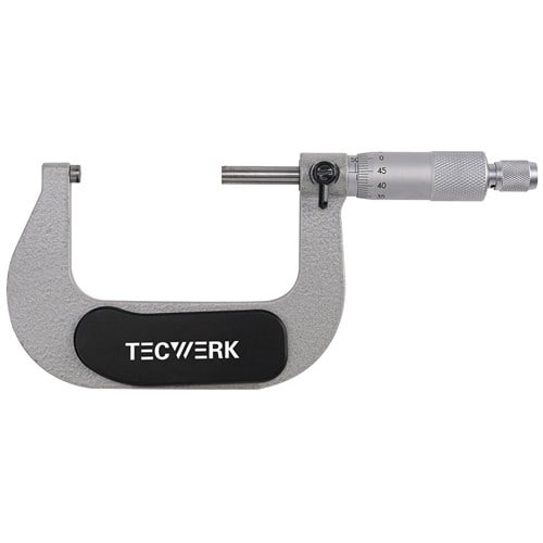 TECWERK Bügelmessschraube DIN 863/1 50-75mm Spindel-D.6,5mm TECWERK