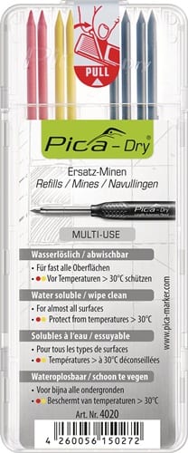 PICA Werkzeug-Set Gürteltasche Master-Belt schwarz Inh.5-tlg.10 St.