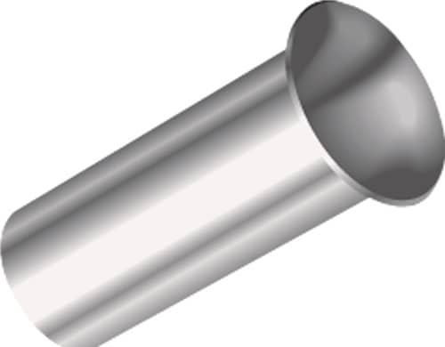 TECWERK Aderendhülsenzange Gesamt-L.145mm 0,25-2,5 (AWG 23-13)mm² pol.Ku.-Überzug TW