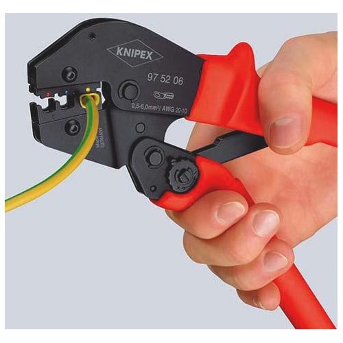 KNIPEX Crimpzange L.250mm 0,1-2,5 (AWG 27-13) mm² 562g KNIPEX