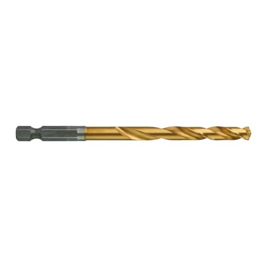 MILWAUKEE 6,5 x 107 mm SHOCKWAVE Metallbohrer HSS-G RED HEX Titan 1/4"