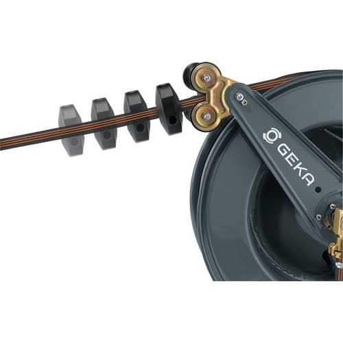 GEKA Schlauchaufroller PA30GSK Anschl.-Gew.33,25mm G 1 AG Zoll pulv.STA GEKA