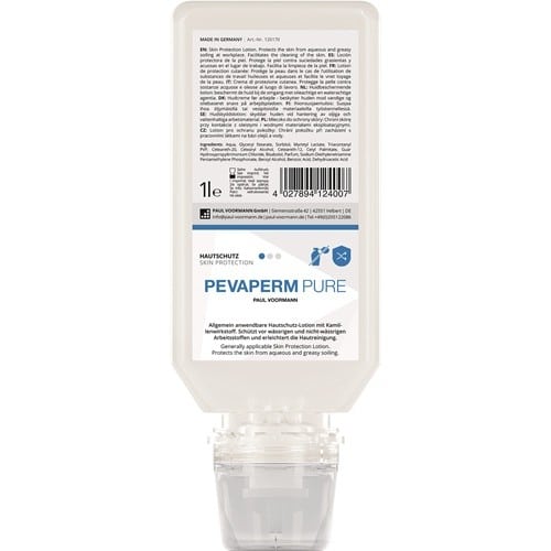 PAUL VOORMANN Hautschutz PEVAPERM PURE 1l unparfümiert Softflasche PAUL VOORMANN
