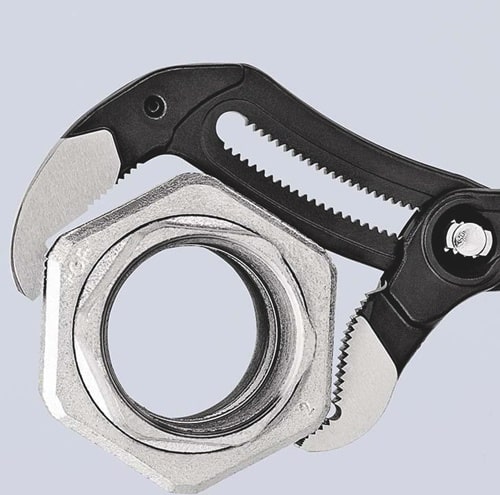 KNIPEX Rohr- u.Wasserpumpenzange Cobra® L.400mm Spann-W.95mm pol.Ku.-Überzug KNIPEX
