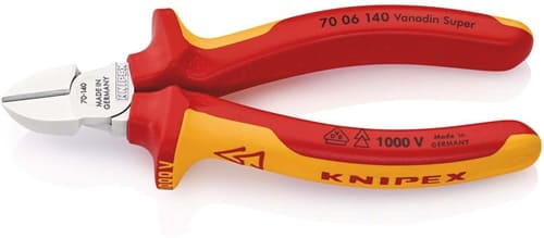 KNIPEX Seitenschneider L.140mm VDE Mehrkomp.-Hüllen KNIPEX