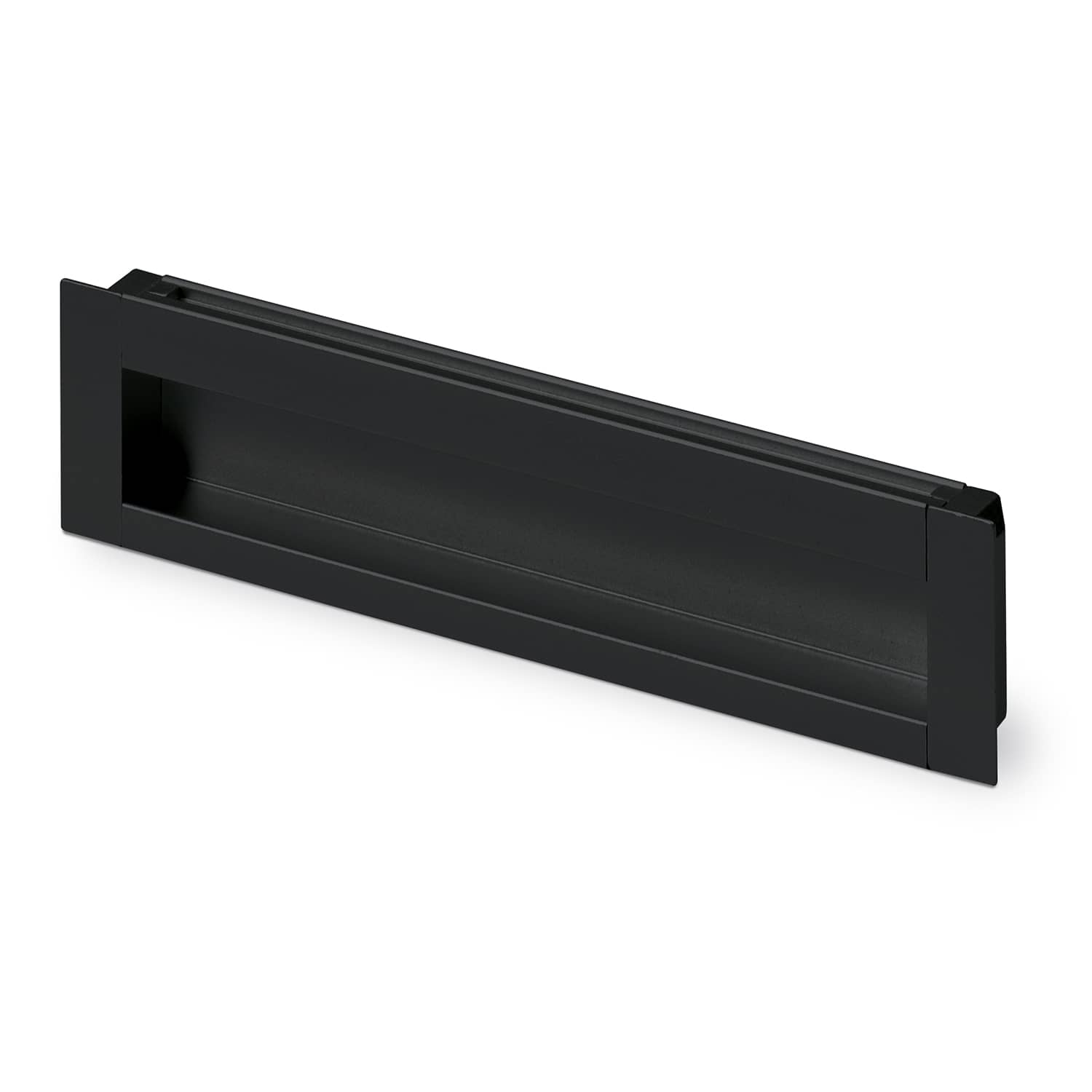 HETTICH Einsetzgriff Nidum, Bohrabstand 192 mm, L 207 mm, B 35 mm, Schwarz matt, 9345418