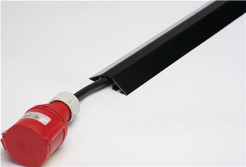 EHA Kabelbrücken L1500xB80xH20mm Alu.lichtgrau m.Doppelklebeband