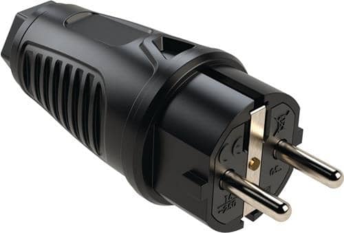 JÄGER DIREKT Schutzkon.st.10-/16 A 250 V schwarz IP54 VG JÄGER DIREKT