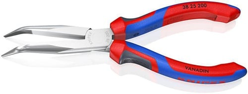 KNIPEX Mechanikerzange L.200mm Form 2 40Grad gew.Comfort-Griff verchr.KNIPEX