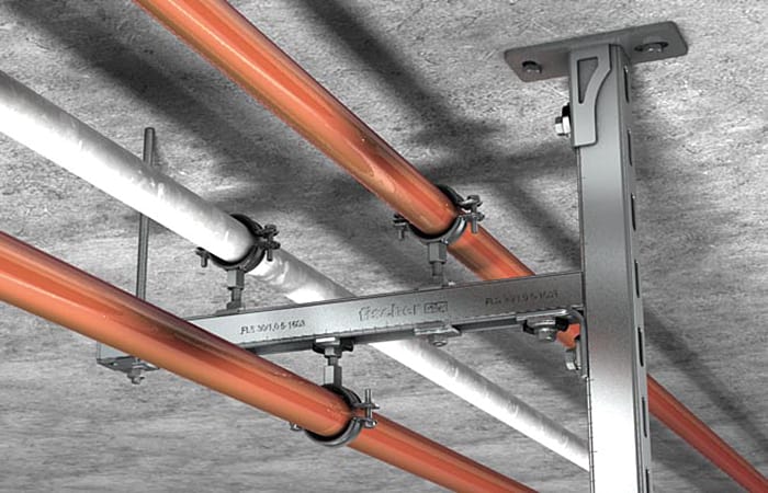FISCHER Rohrschelle FRS-L 146-155 M8/M10 Univ.