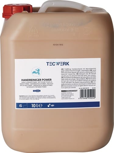 TECWERK Handreiniger Power 10l seifenfrei,lösemittelfrei,parfümiert TECWERK
